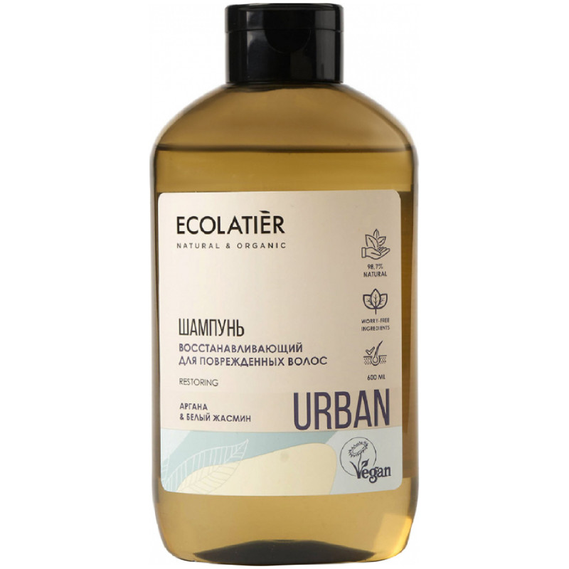 Изображение товара Шампунь Ecolatier Urban восстанавливающий для поврежденных волос 600мл