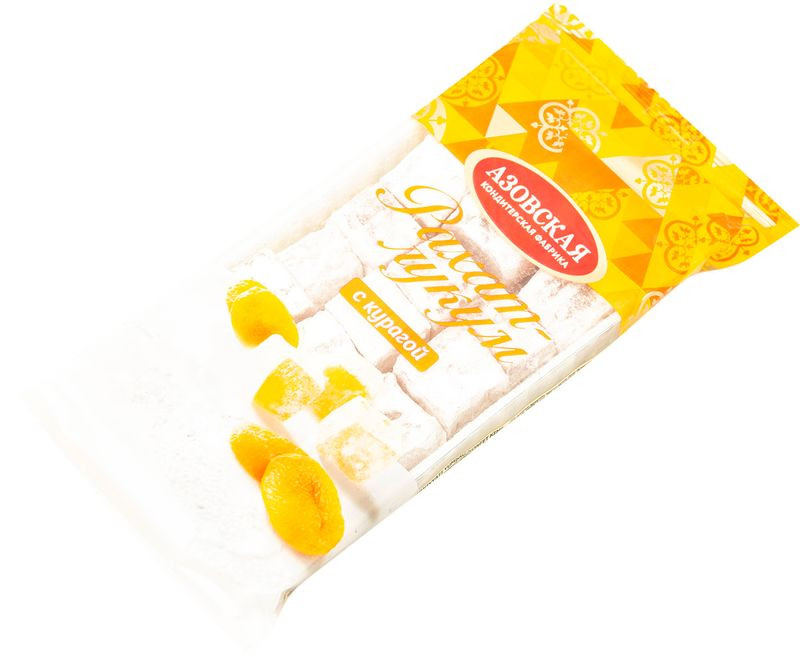 Изображение товара Рахат-лукум Азовская КФ с курагой 300г натуральная восточная сладость