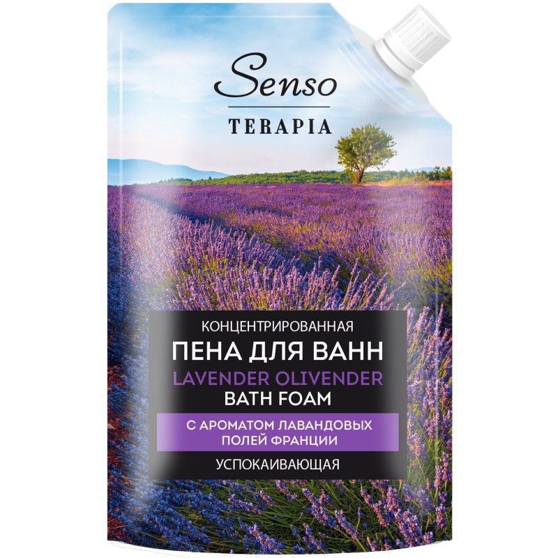 Изображение товара Пена Sensoterapia Lavander Olivender концентрированная для ванн, 500мл