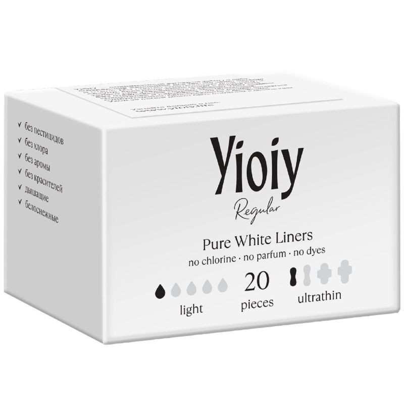 Изображение товара Ежедневные женские гигиенические прокладки Yioiy 20 шт защита и комфорт