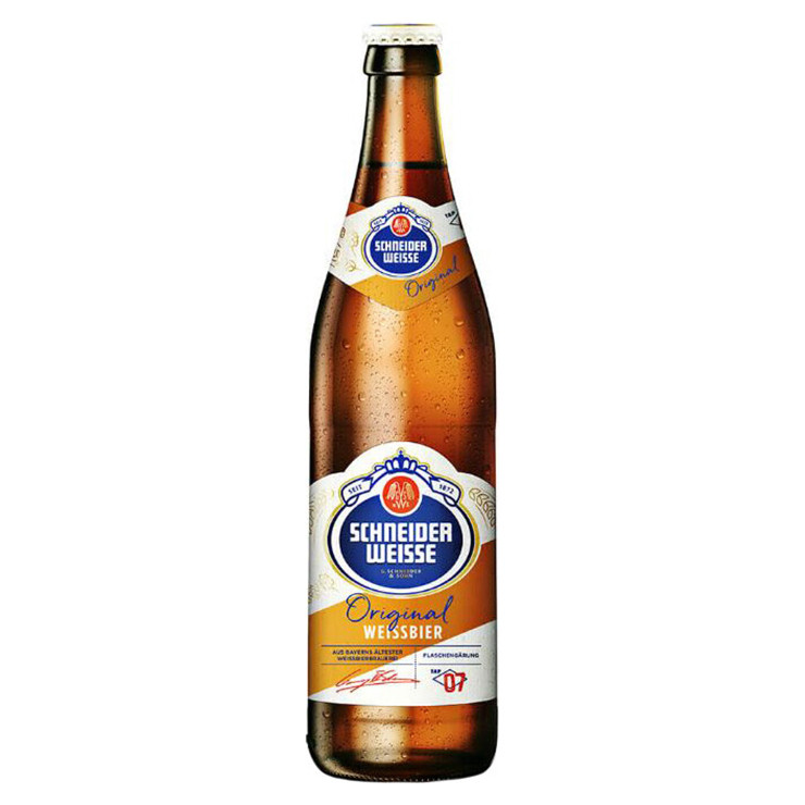 Изображение товара Пиво Schneider Weisse ТАП 7 Меин Оригинал тёмное нефильтрованное 5.4%, 500мл