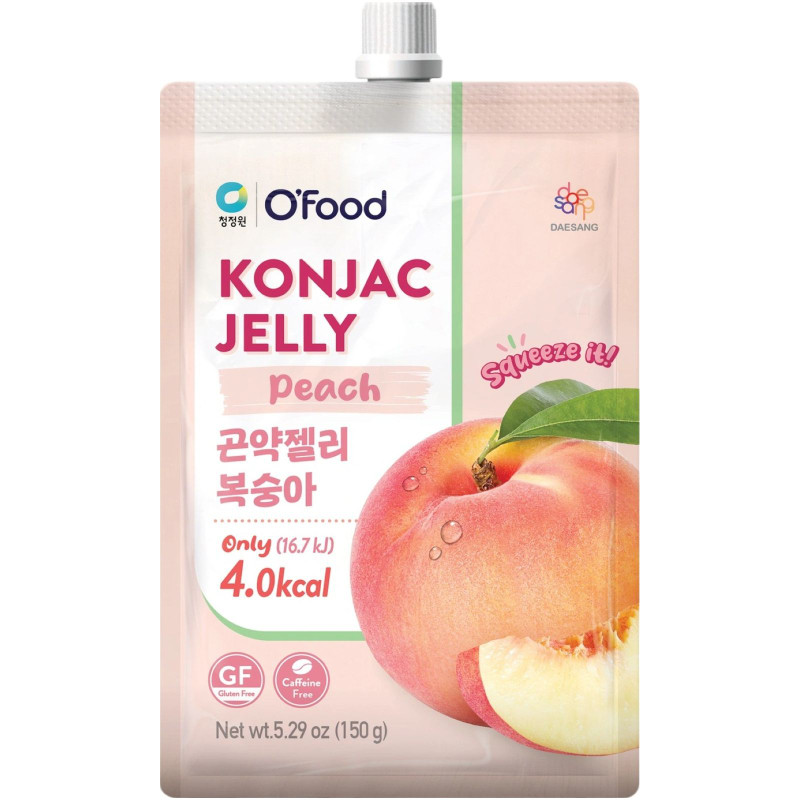 Изображение товара Желе O'Food Дэсанг из конняку со вкусом персика, 150г