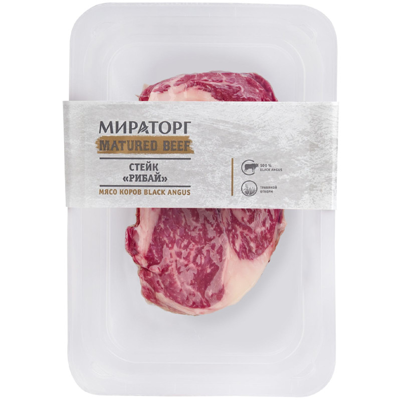 Изображение товара Стейк из говядины Мираторг Рибай, 330г