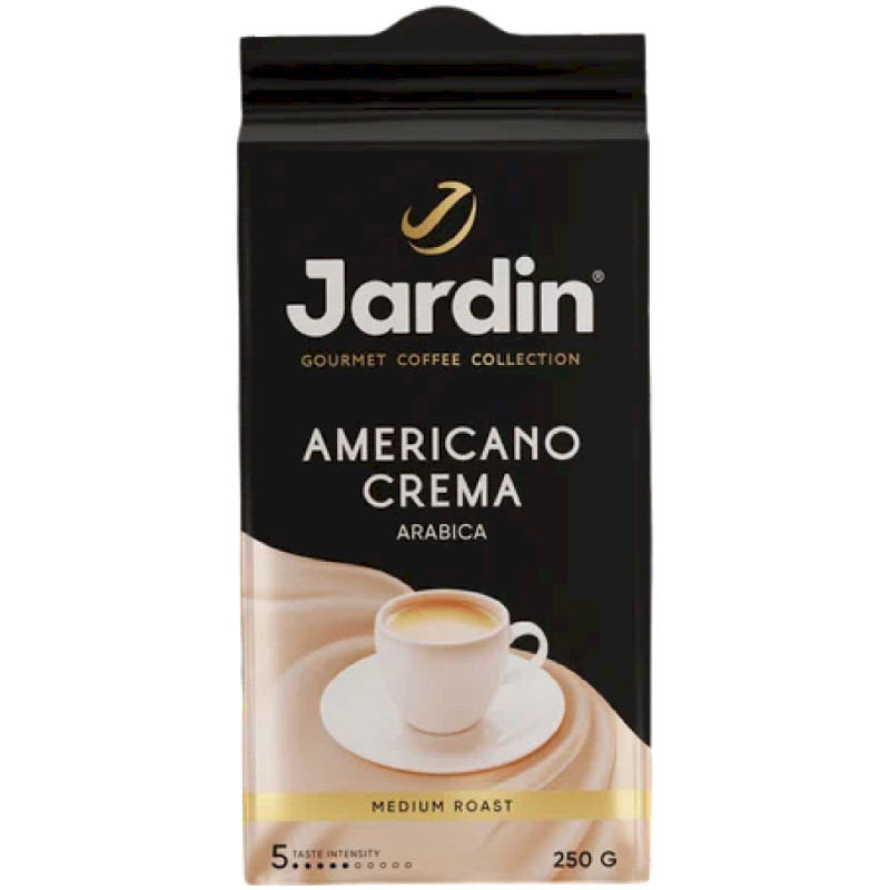 Изображение товара Кофе Jardin Americano Crema молотый 250г Россия Средняя Арабика