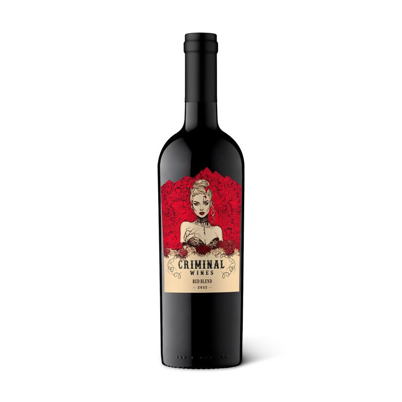 Изображение товара Вино Criminal Wines Red Blend красное полусухое 13.5% 750мл