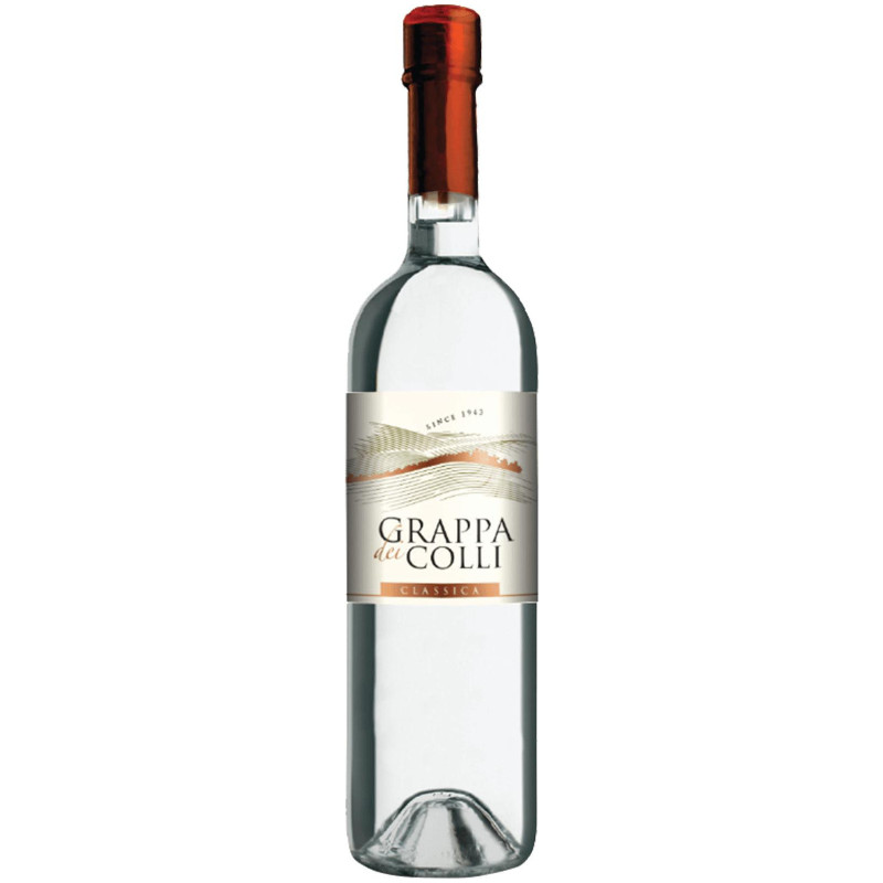 Изображение товара Водка виноградная Grappa dei Colli 40%, 700 мл — итальянский крепкий напиток