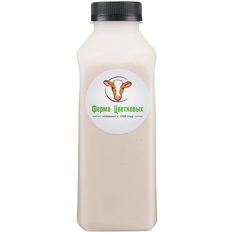 Изображение товара Ряженка Ферма Цветковых 3.2% 500мл натуральный молочный напиток