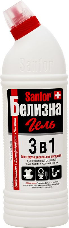 Изображение товара Средство чистящее Sanfor белизна 3в1 гель для дома 700г