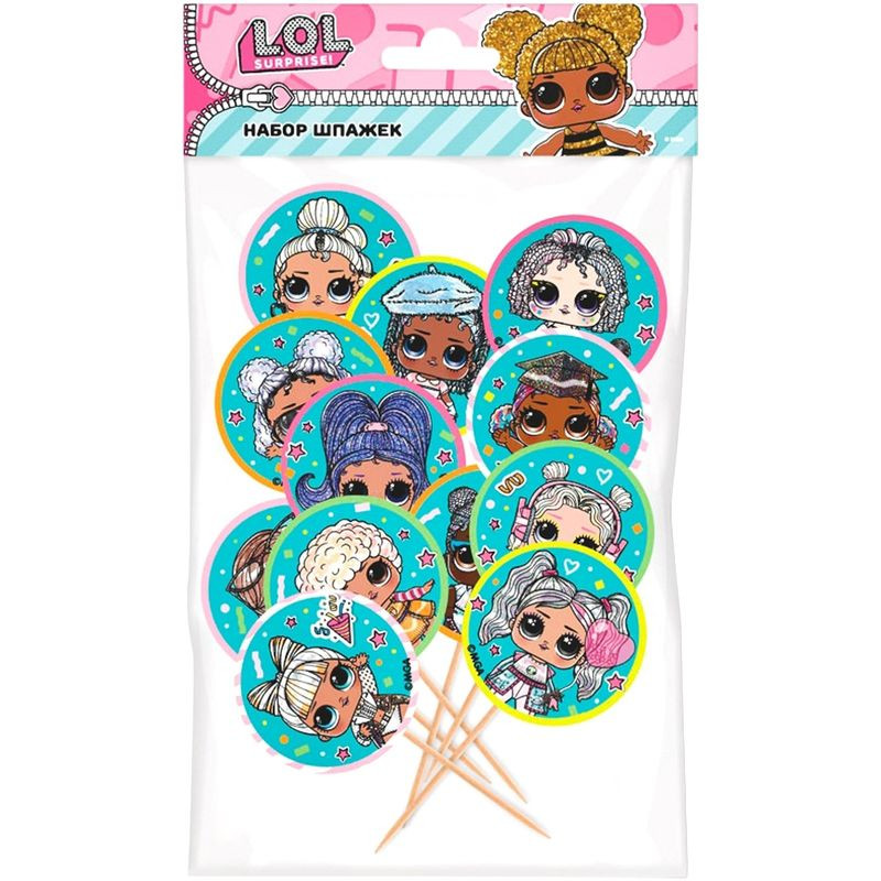 Изображение товара Набор шпажек ND Play для канапе и капкейков 12 шт