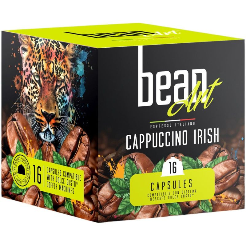 Изображение товара Кофе Bean Art Cappuccino Irish с какао в капсулах, 176г