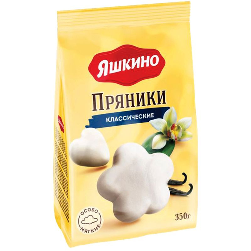 Изображение товара Яшкино Классические пряники 350 г натуральный вкус и аромат