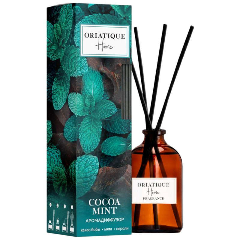 Изображение товара Аромадиффузор Oriatique Cocoa Mint 40 мл какао мята нероли стильный аромат для дома