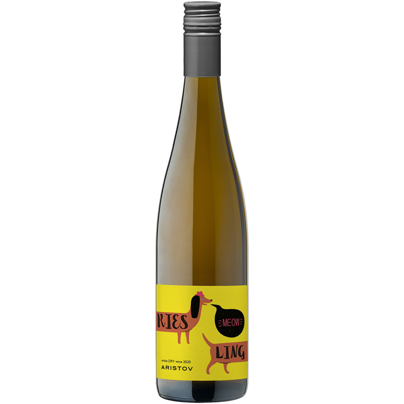 Изображение товара Вино Aristov Riesling белое сухое 12.5%, 750мл