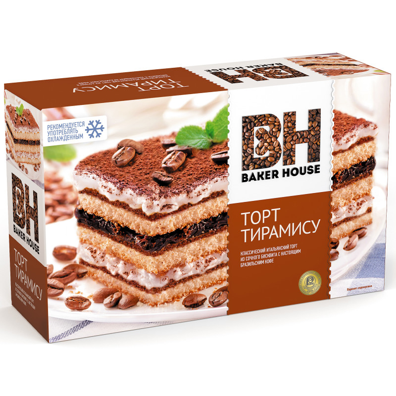 Изображение товара Торт Baker House Тирамису, 350г