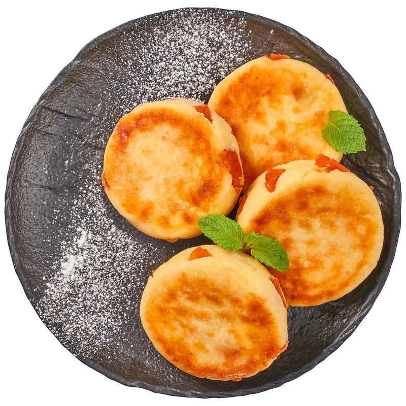 Изображение товара Сырники с курагой Перекрёсток Select, 220г - вкусные и питательные