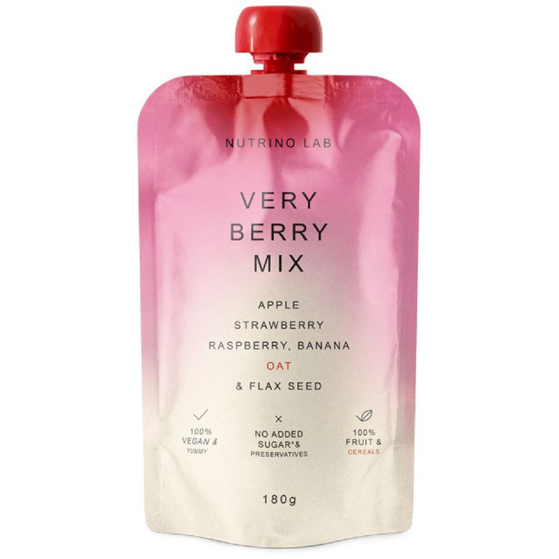 Изображение товара Пюре Nutrino Lab фруктовое-злаковое пастеризованное 180г натуральное питание для детей