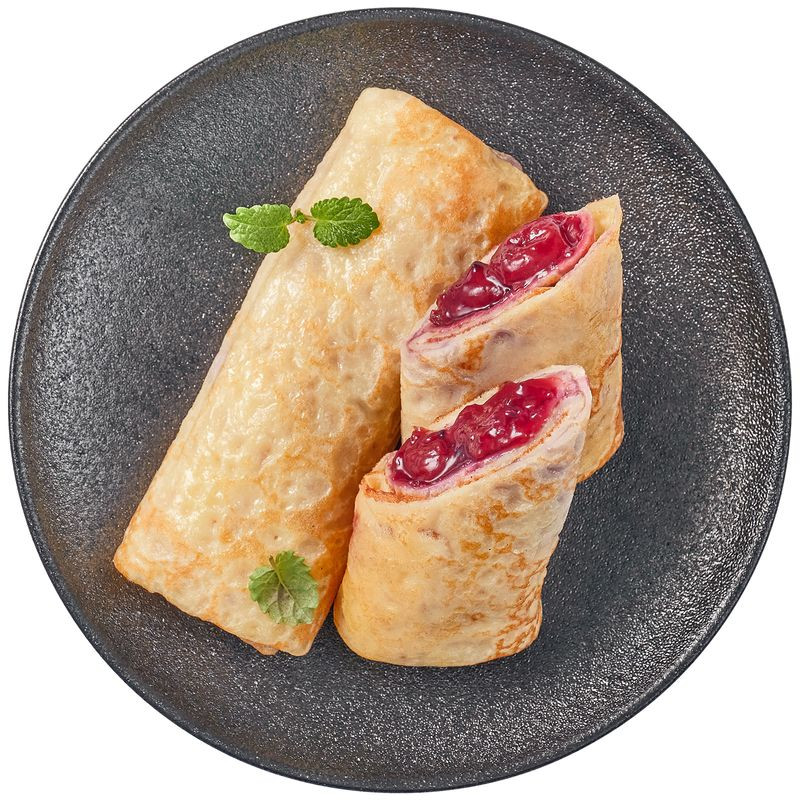 Изображение товара Блины с вишней Перекрёсток Select 140 г натуральный десерт