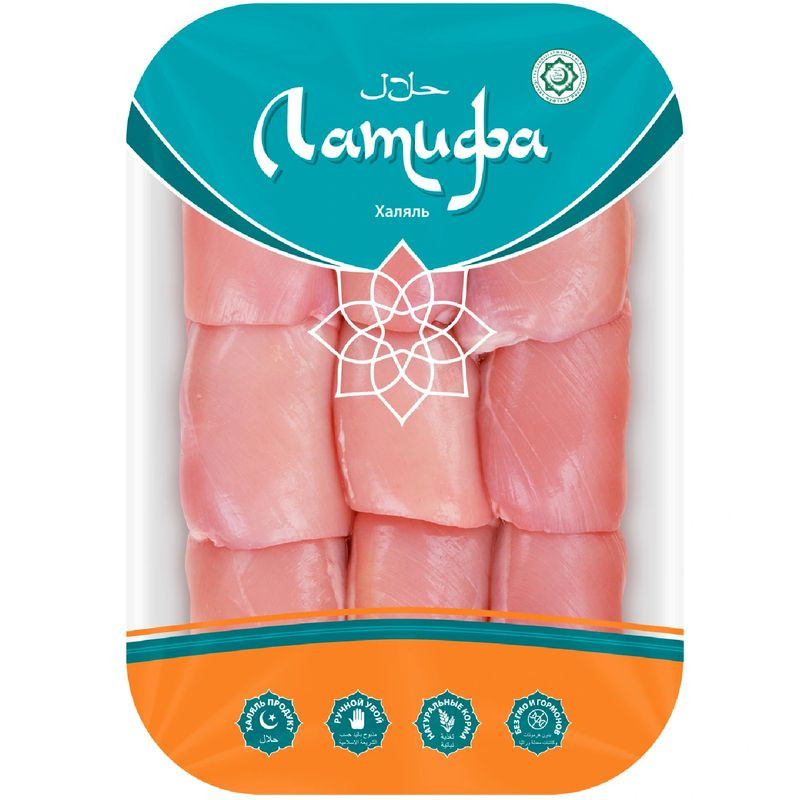 Изображение товара Филе бедра цыплёнка Латифа без кожи 190 г свежие продукты Россия
