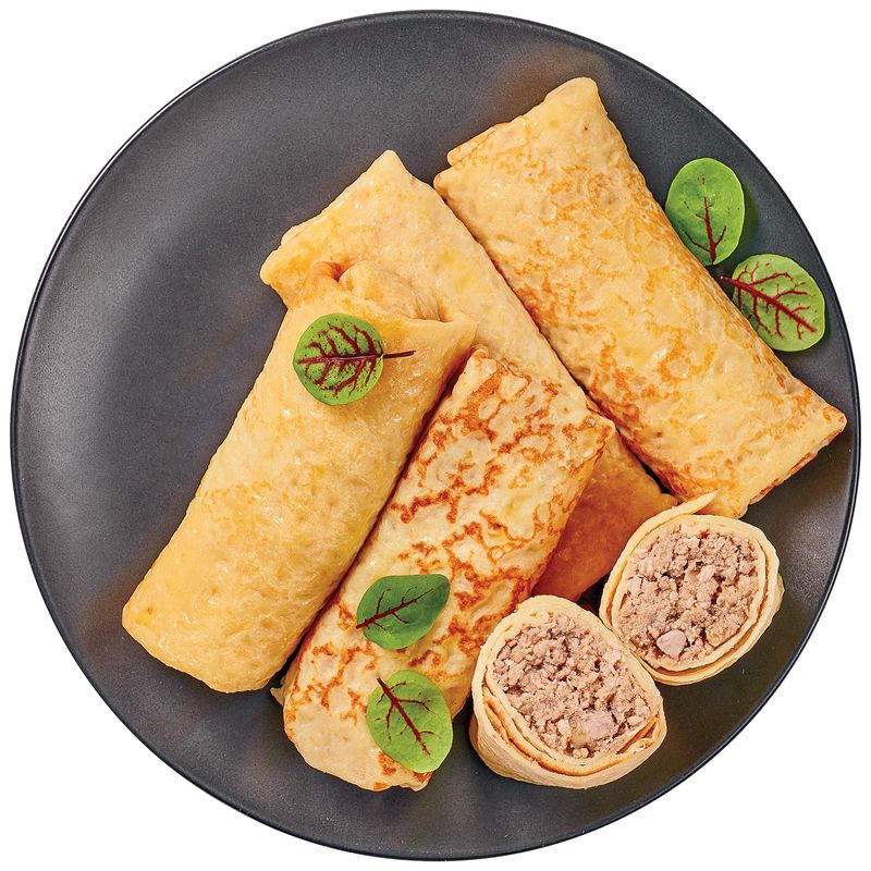 Изображение товара Блинчики с мясом Перекрёсток Select 400г замороженное блюдо