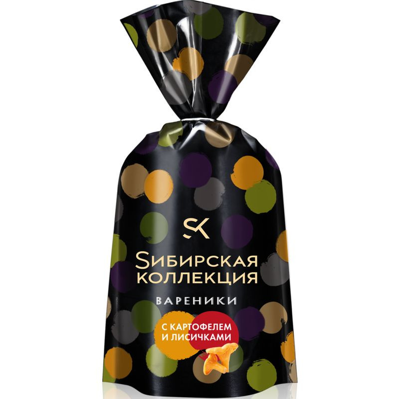 Изображение товара Вареники с картофелем и лисичками замороженные 700 г Сибирская Коллекция
