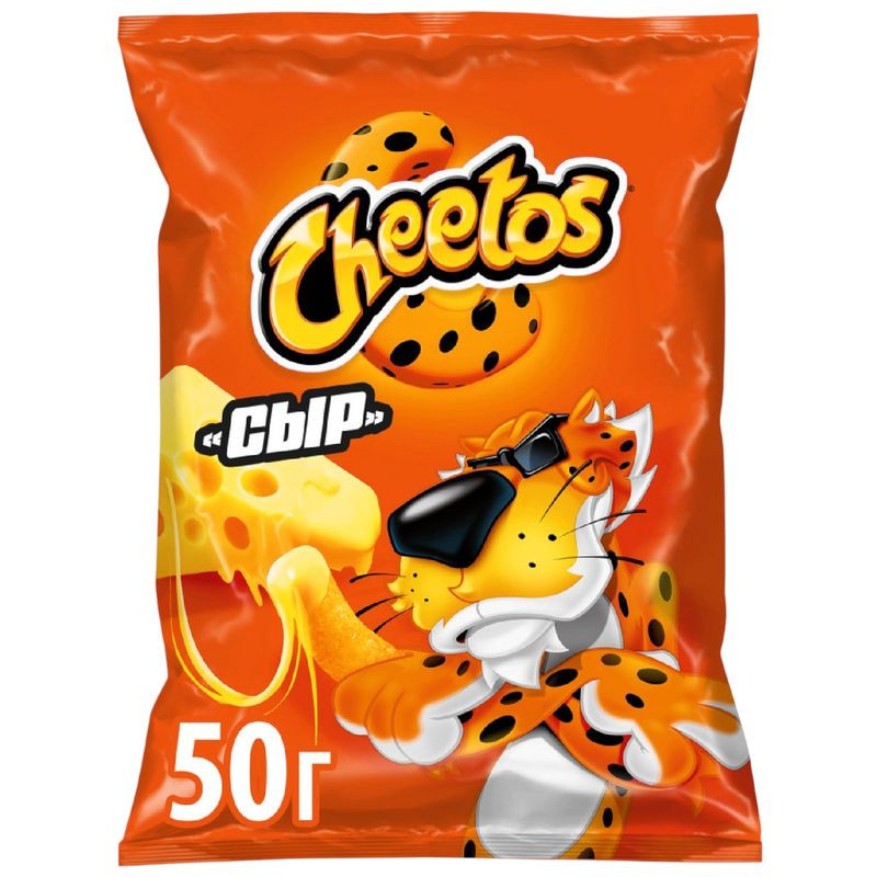 Изображение товара Кукурузные палочки Cheetos с сырным вкусом, 50 г - хрустящая закуска