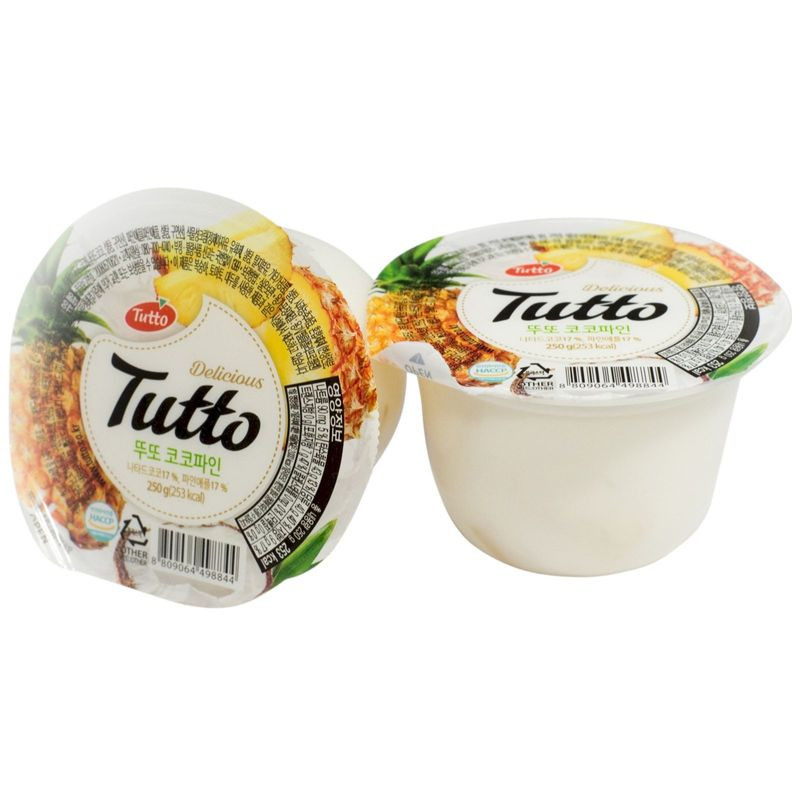 Изображение товара Десерт Tutto Арафурский ананас с кокосом, 250г - Вкусные тропики
