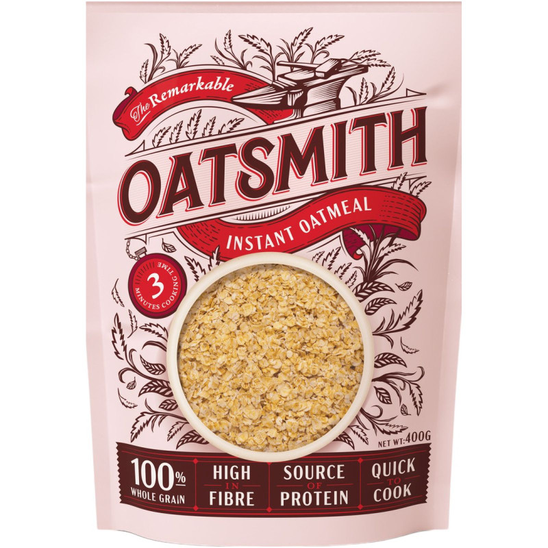 Изображение товара Хлопья Oatsmith овсяные резаные, 400г