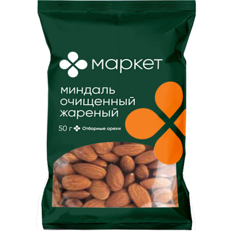 Изображение товара Миндаль очищенный жареный Маркет, 50г