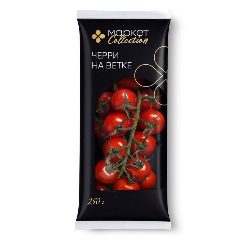 Изображение товара Черри томаты на ветке 250 г - свежие овощи Россия Маркет Collection