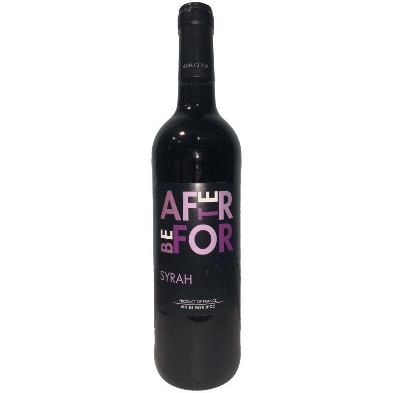 Изображение товара Вино After be for Syrah красное сухое 13.5% 750 мл