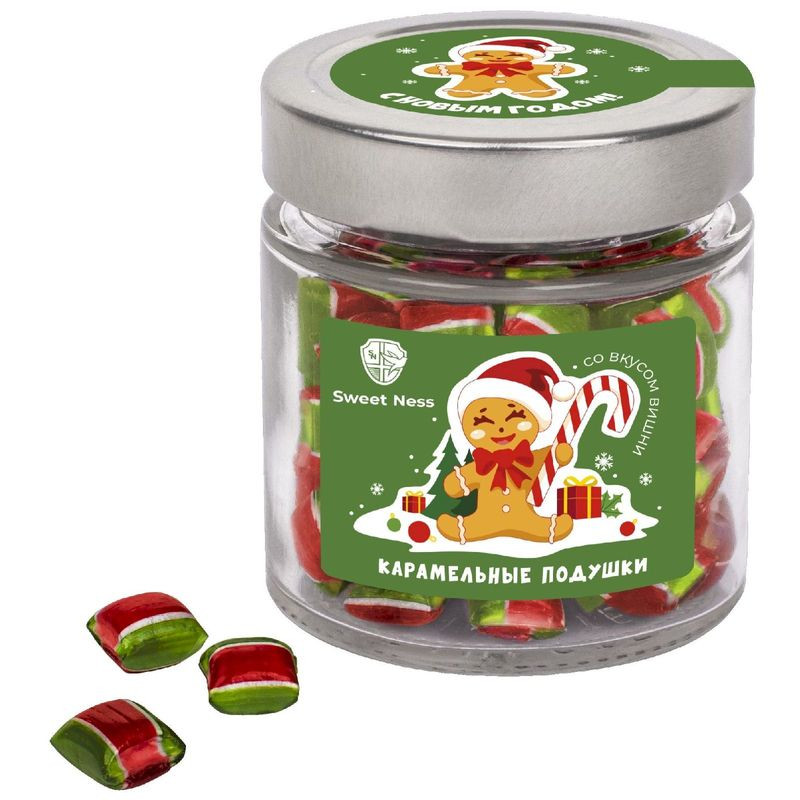 Изображение товара Карамель Sweet Ness Вишня 130г натуральный ароматизатор и красители