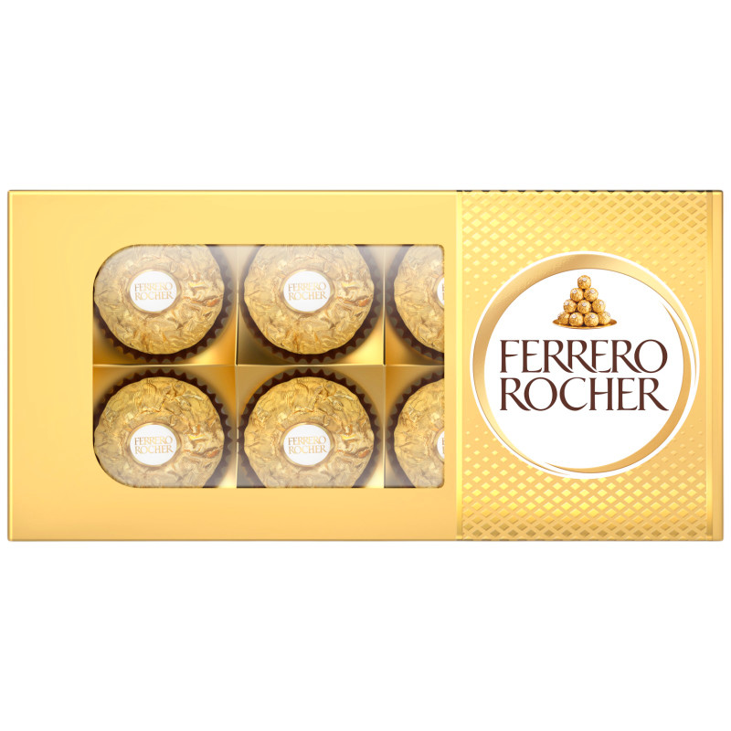 Изображение товара Конфеты Ferrero Rocher молочный шоколад и лесной орех-Весна, 75г