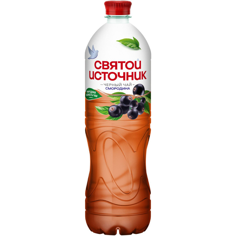 Изображение товара Холодный чай Святой Источник чёрный смородина негазированный, 1л