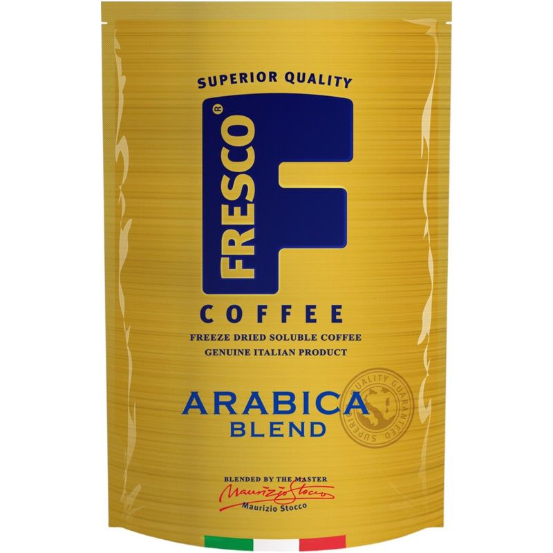 Изображение товара Растворимый кофе Fresco Arabica Blend 190 г качественный натуральный кофе