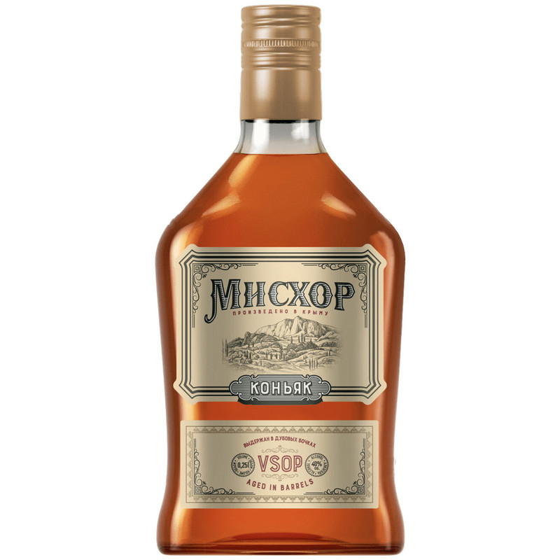 Изображение товара Коньяк Мисхор Vsop 5-летний российский 40% 250 мл