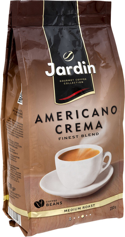 Изображение товара Кофе Jardin Americano Crema жареный в зёрнах, 250г