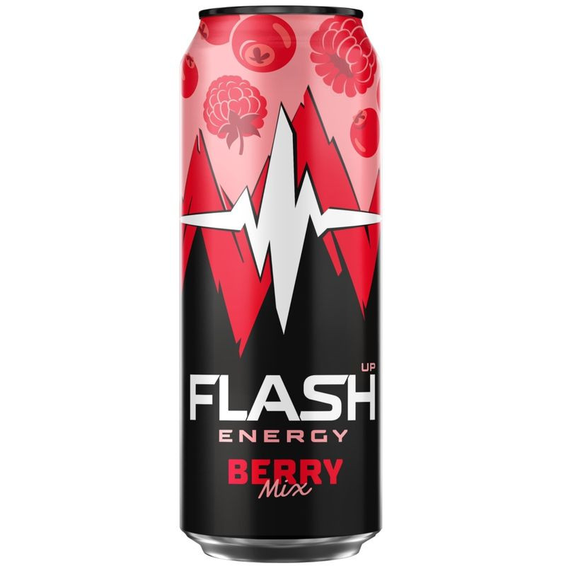 Изображение товара Энергетик Flash Up Energy ягодный микс 450мл газированный безалкогольный