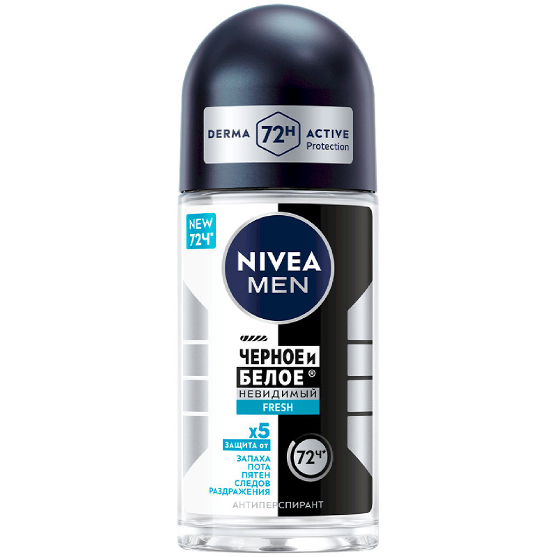 Изображение товара Антиперспирант Nivea Men Fresh Невидимый роликовый 50 мл для мужчин