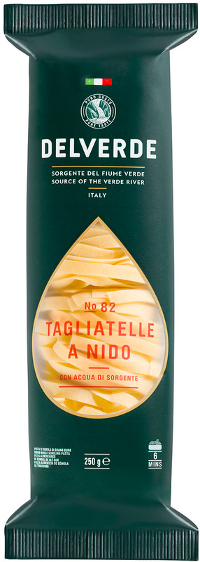 Изображение товара Макароны Delverde Tagliatelle A Nido №82 из твёрдых сортов пшеницы, 250г