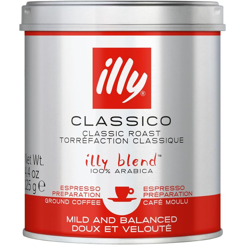Изображение товара Кофе молотый Illy Classico средняя обжарка 125 г Италия