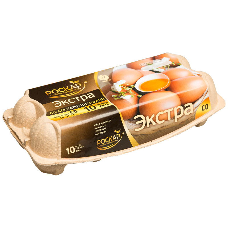 Изображение товара Яйцо куриное Роскар Экстра СО, 10шт