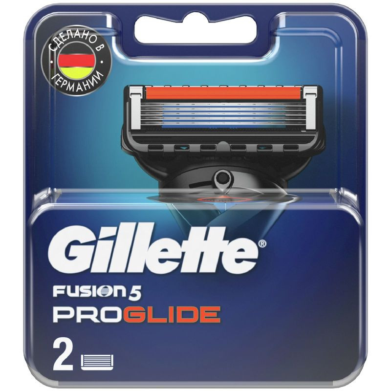 Изображение товара Кассеты для бритья Gillette Fusion Proglide 2 шт высочайшее качество Германия