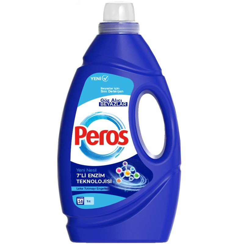 Изображение товара Гель для стирки белого белья и одежды Peros 1л универсальный без аромата