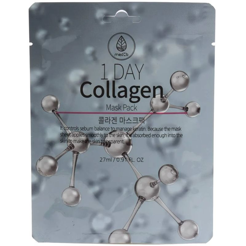 Изображение товара Маска для лица MED B 1 DAY с коллагеном подтягивающая 27 мл