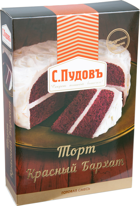 Изображение товара Смесь для выпечки С.Пудовъ Красный бархат, 400г
