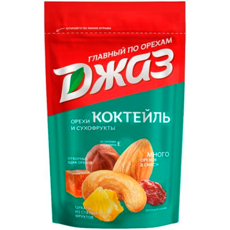 Изображение товара Смесь Джаз из орехов и сухофруктов, 150г