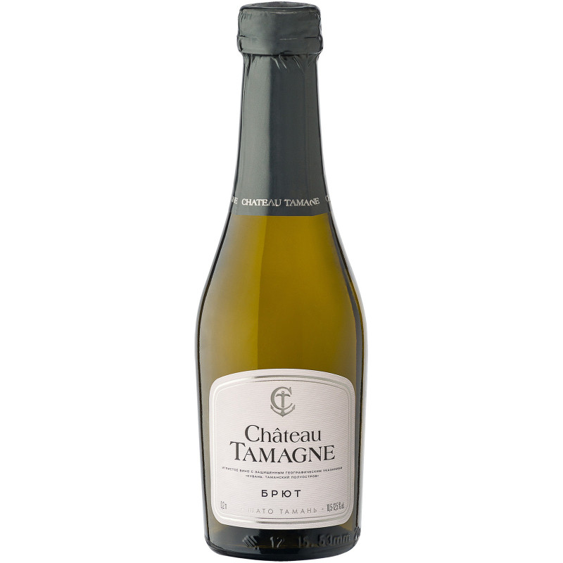Изображение товара Вино игристое Chateau Tamagne белое брют 12%, 200мл