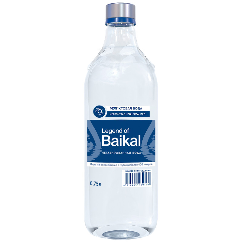 Изображение товара Вода Legend of Baikal природная питьевая негазированная, 750мл