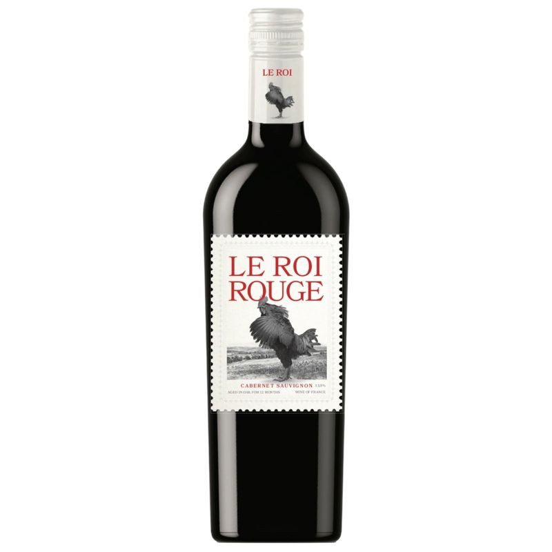 Изображение товара Вино Le Roi Rouge Cabernet Sauvignon красное сухое 14% 750мл Франция