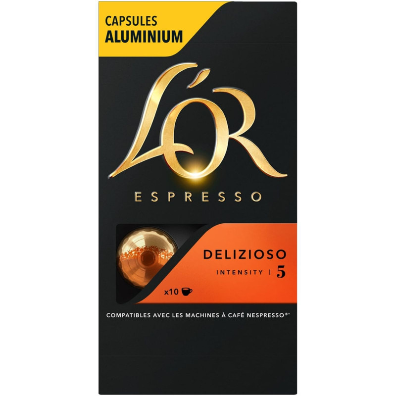 Изображение товара Кофе в капсулах L`or Espresso Delizioso 10 шт, Франция, Nespresso